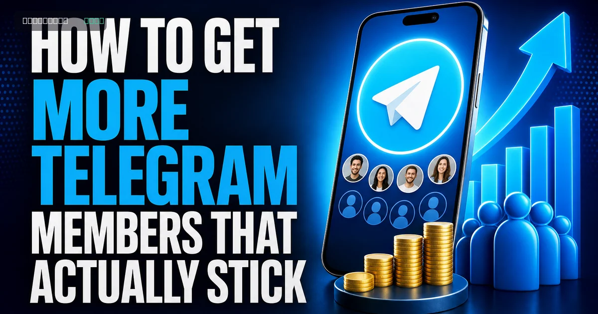 How to Get More Telegram Members That Actually Stick