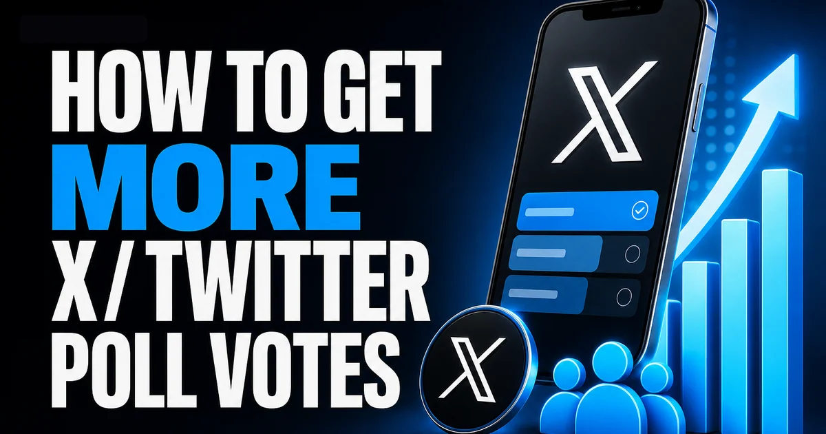 How to get more x / twitter poll votes: 9 practical tactics How to get more x / twitter poll votes: 9 practical tactics