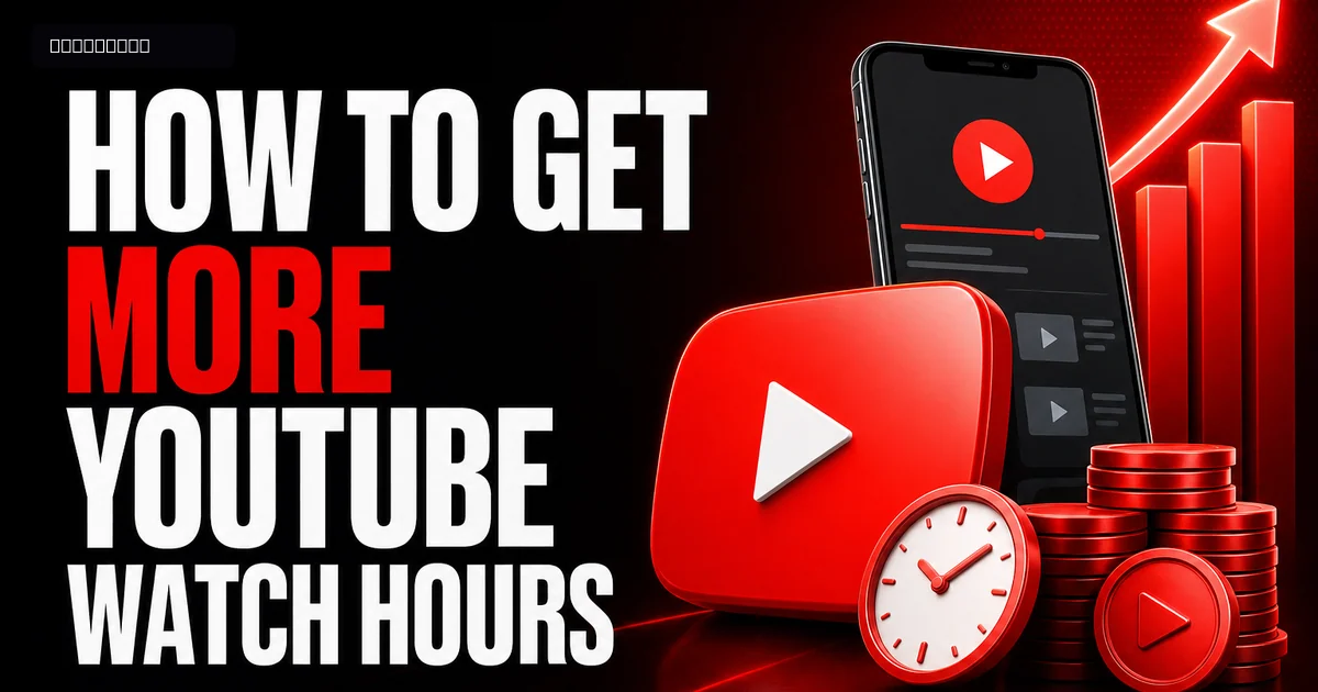 How to Get More YouTube Watch Hours: 12 Real Tactics How to Get More YouTube Watch Hours: 12 Real Tactics