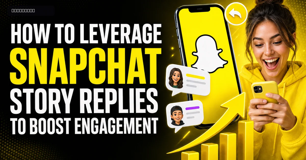 How to Leverage Snapchat Story Replies to Boost Engagement How to Leverage Snapchat Story Replies to Boost Engagement