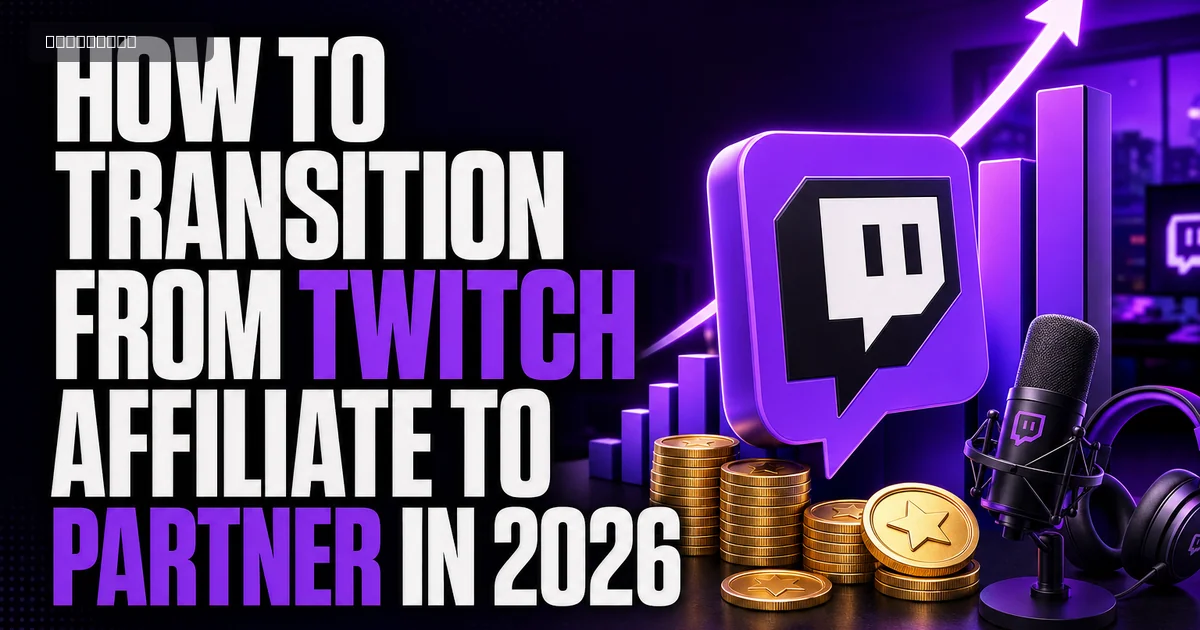 How to Transition from Twitch Affiliate to Partner in 2026 How to Transition from Twitch Affiliate to Partner in 2026