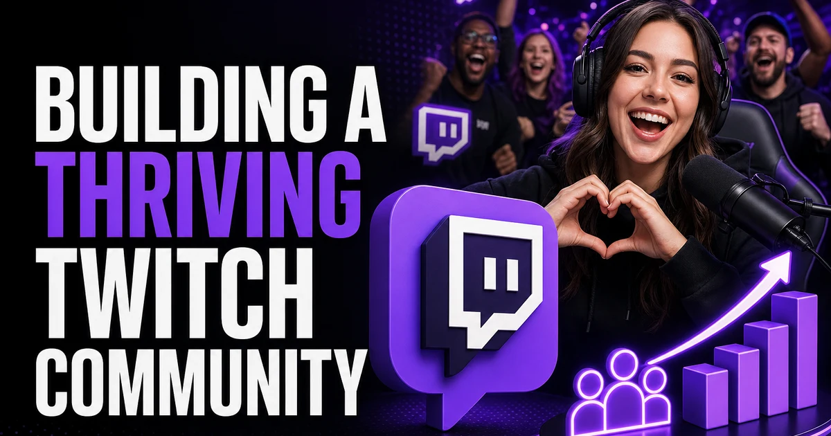 Building a Thriving Twitch Community: Strategies for Viewer Engagement and Long-Term Retention Building a Thriving Twitch Community: Strategies for Viewer Engagement and Long-Term Retention